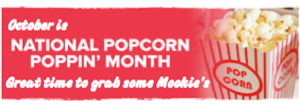 October is National Popcorn Month