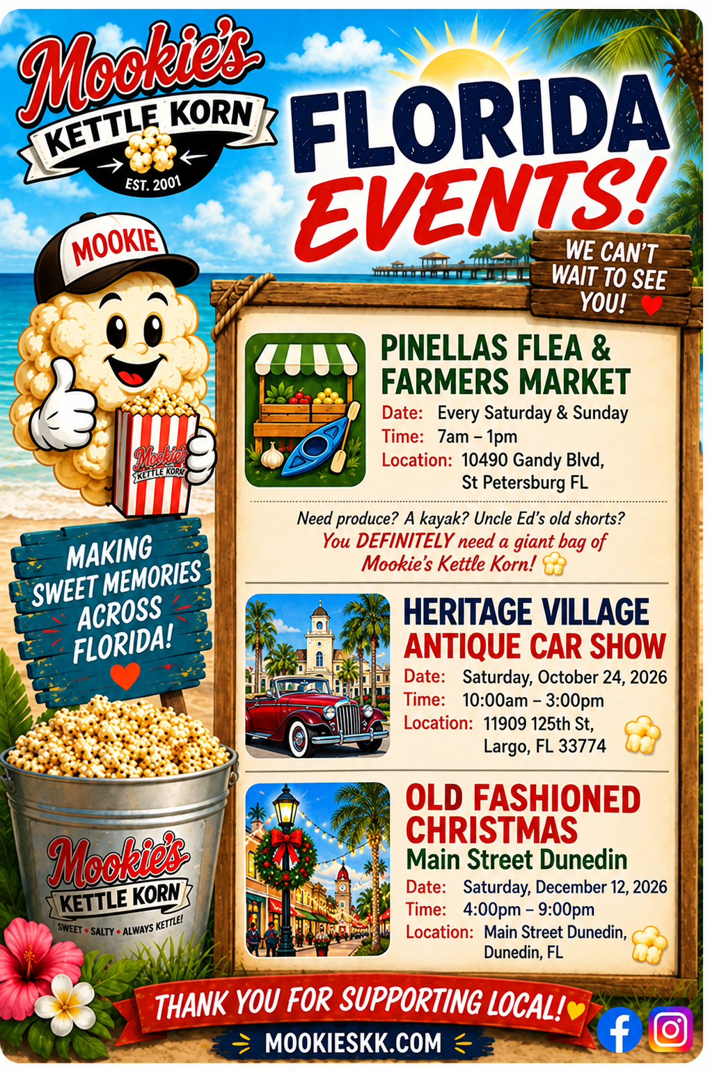 Mookie's FL Events
